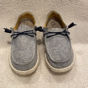“Hey Dude” Women Wendy Loafers…Blue/White…Sz 8